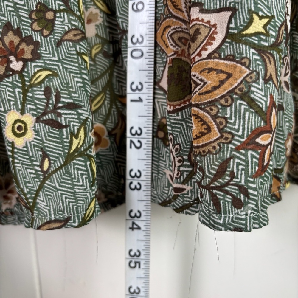 Blu Pepper Ruffle Tiered Long Sleeve Dress L - Picture 7 of 7
